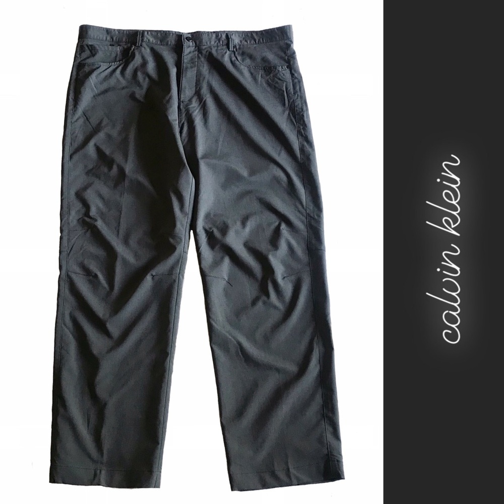 🏝️ Calvin Klein Trousers in Charcoal Gray • 40x30